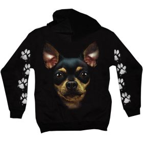 Törpe pincser kutyás - Férfi / Unisex Pamut Pulóver