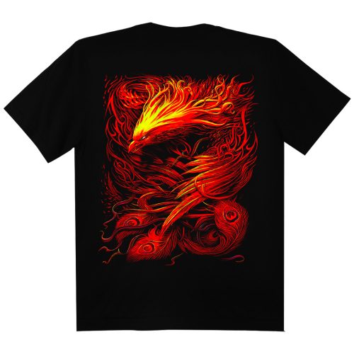 Tűzmadár / Főnix  -  Férfi / Unisex Fantasy Póló -L