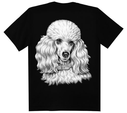 Uszkár  kutyás - Férfi / Unisex Pamut Póló -M