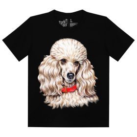 Uszkár  kutyás - Férfi / Unisex Pamut Póló -S