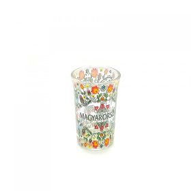 Virágos Feles Pohár