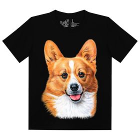 Welsh corgi kutyás - Gyerek Pamut Póló -S