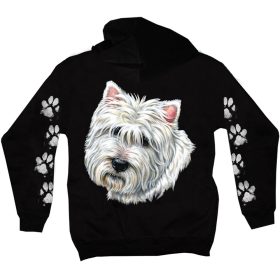 Westie  kutyás - Férfi / Unisex Pamut Pulóver