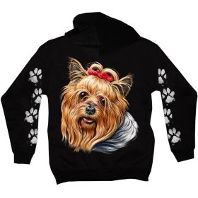 Yorki  kutyás - Férfi / Unisex Pamut Pulóver