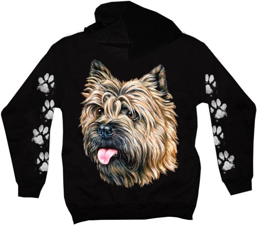 Yorkshire terrier kutyás - Férfi / Unisex Pamut Pulóver