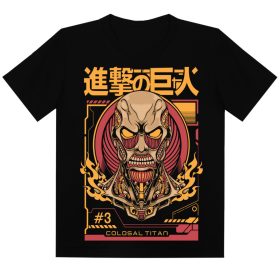 Attack on Titan X - Anime - Férfi / Unisex Póló