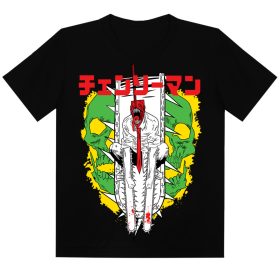 Chainsaw man II - Anime - Férfi / Unisex Póló