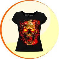 Női - Koponyás / Démonos Pólók