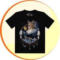 Gyerek - Indiános - Farkasos Pólók