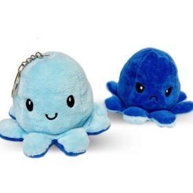   Plüss Hangulat Polip Kifordítható Világoskék-Sötétkék